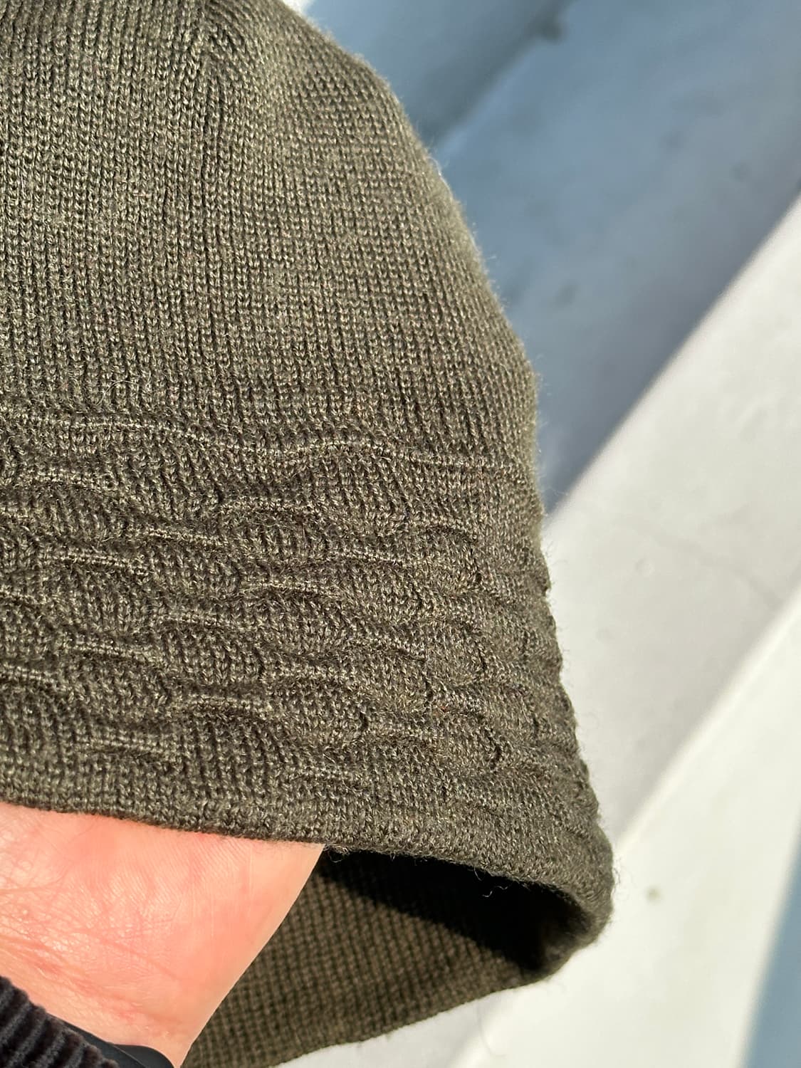 [F] 미치코런던 빈티지 카키 비니 모자 상품이미지4