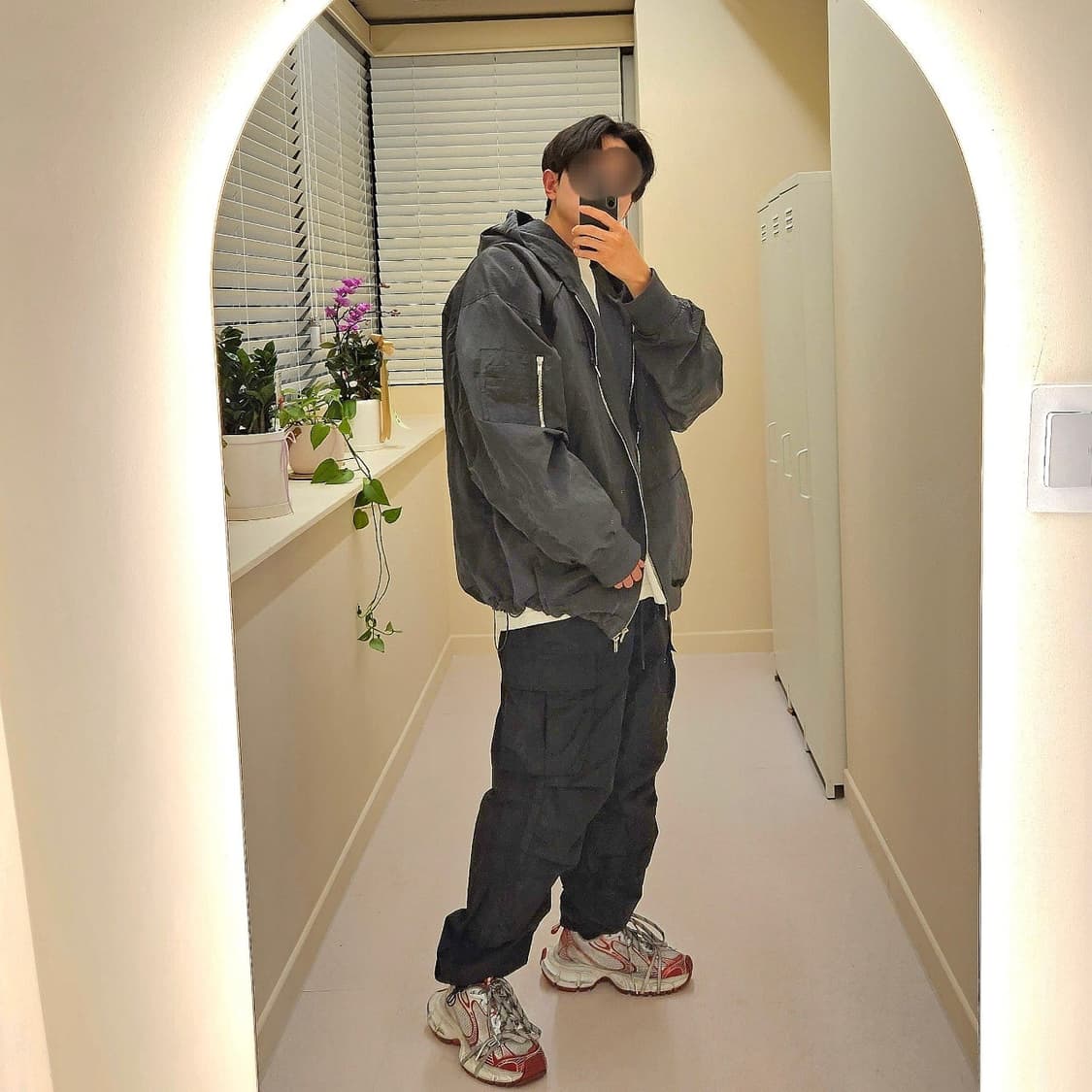 준지 나일론 후드 마원 자켓 MA-1 상품이미지8