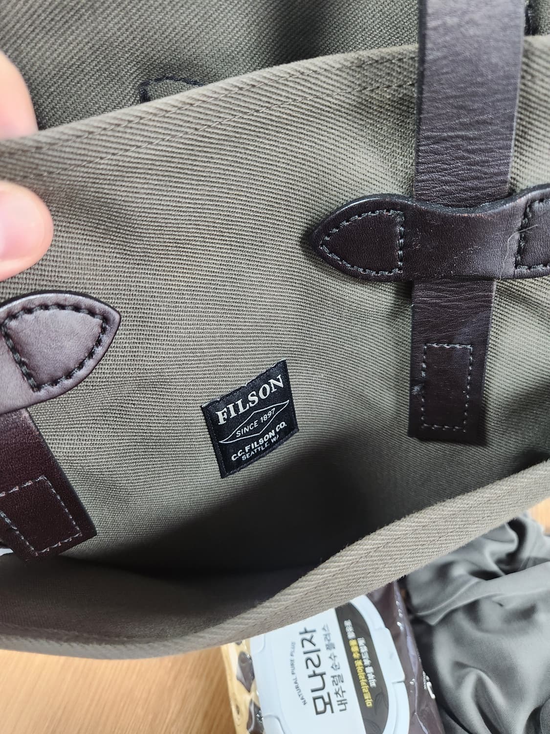 필슨 260 오터그린 토트백 품절컬러 Made in USA🇺🇸 상품이미지2