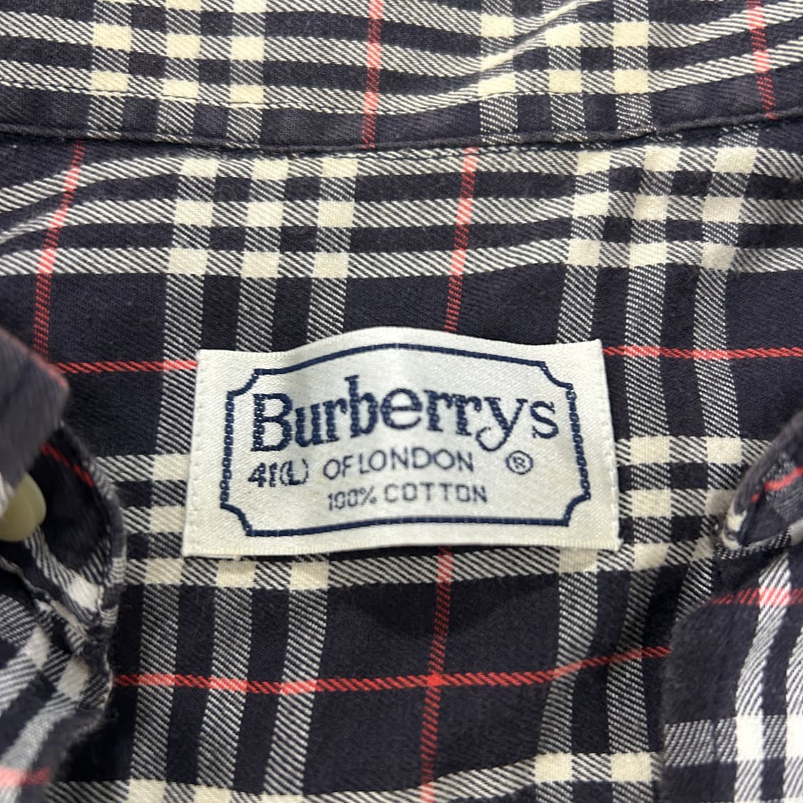 버버리 체크 긴팔 셔츠 m 상품이미지2