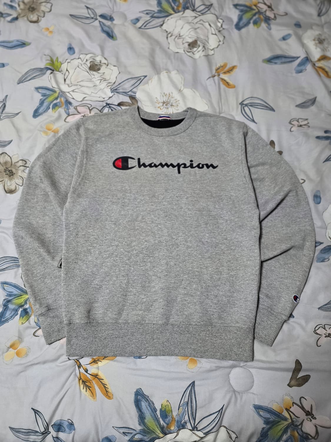 챔피온 맨투맨 L 회색 (남/여) 상품이미지4