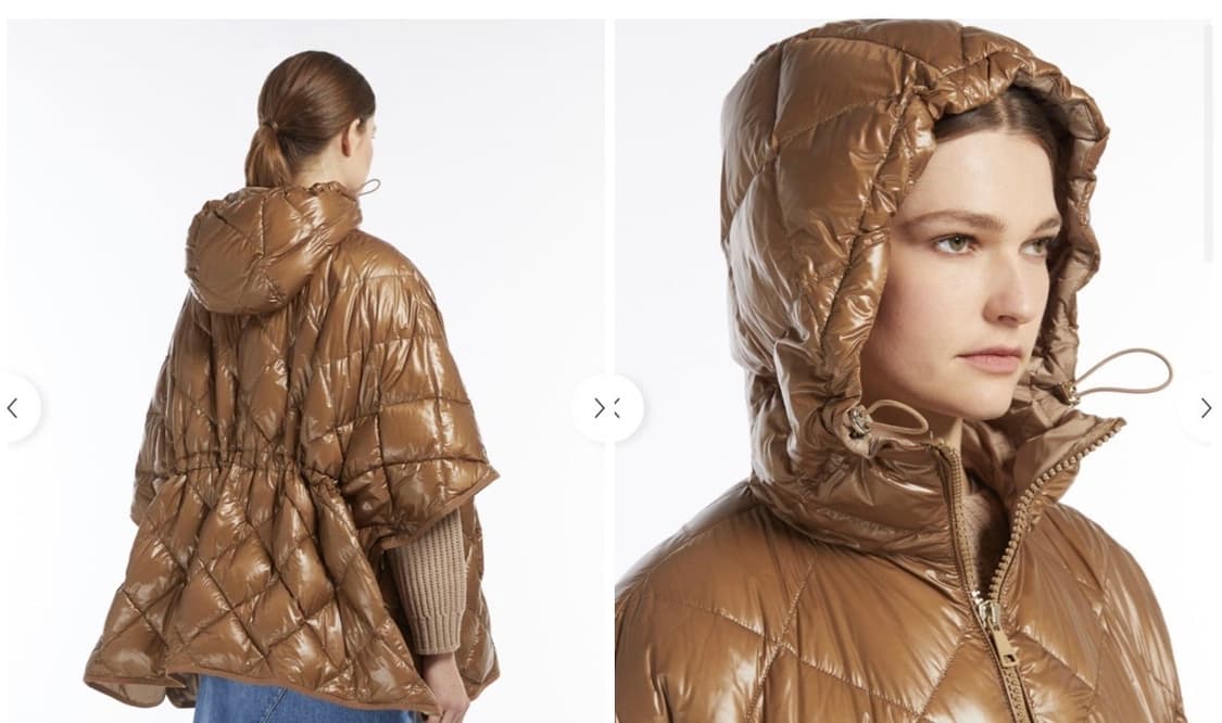 위켄드 막스마라 판초 패딩(38/Free) 상품이미지3