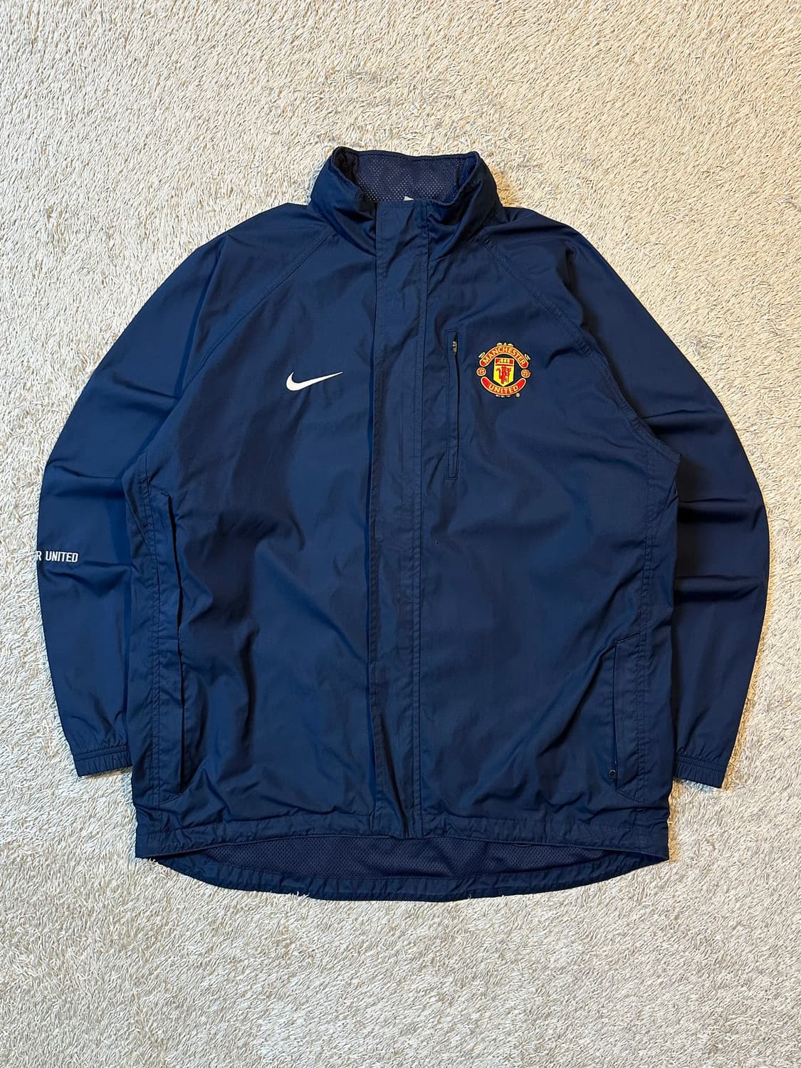 00's 나이키 NIKE 맨체스터 유나이티드 바람막이 자켓 네이비 상품이미지1