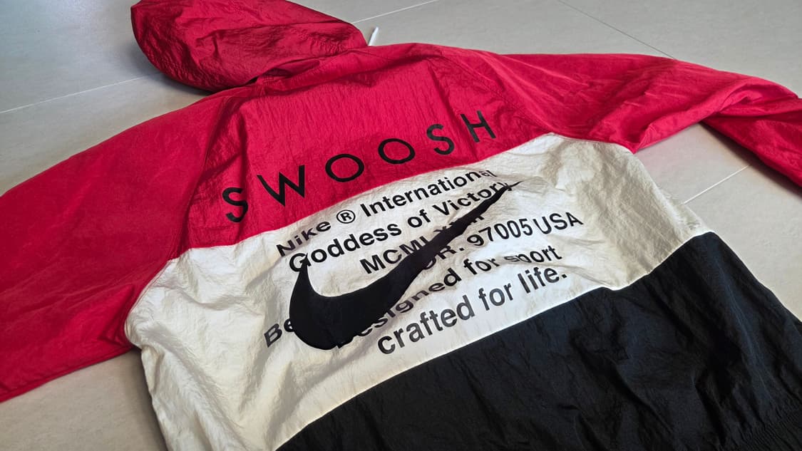 나이키 더블 스우시 우븐 바람막이 점퍼 상품이미지8