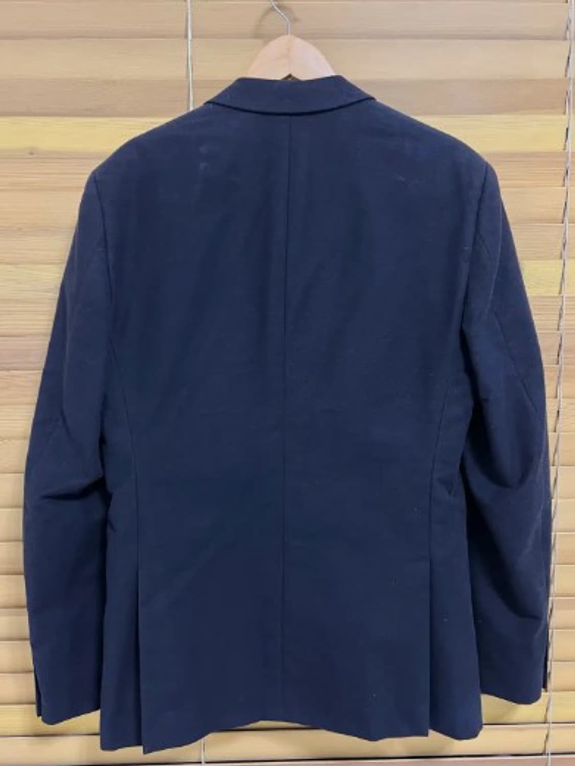 띠어리 남성 네이비울코튼혼방자켓 40 상품이미지3