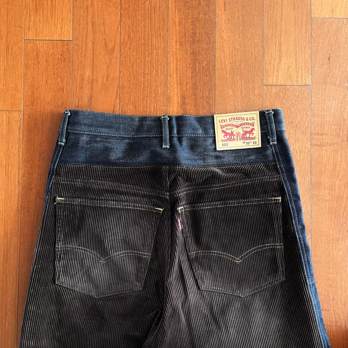 준야 와타나베 x 리바이스 코듀로이 데님 팬츠 상품이미지1