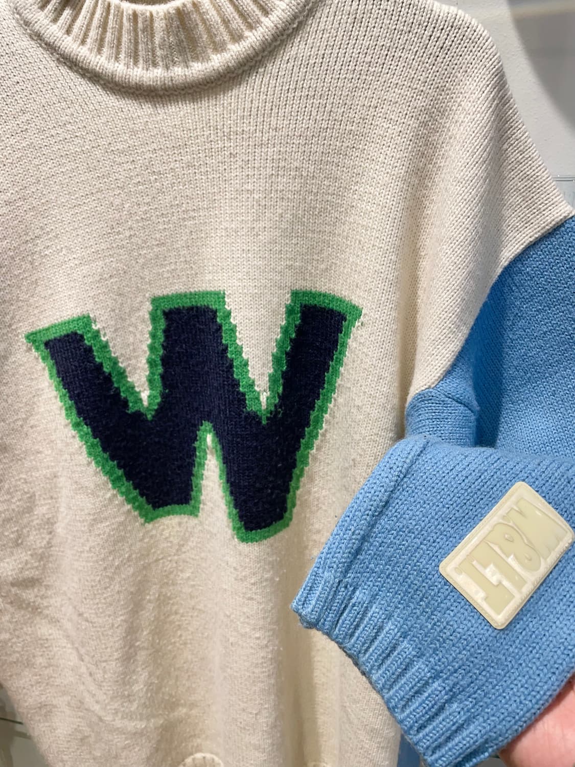 90’s 월터 반 베이렌동크 w knit sweater 상품이미지3