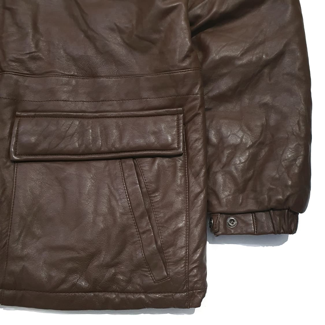 에디바우어 레더 다운 파카 90s XL (110-115) 카코트 상품이미지4