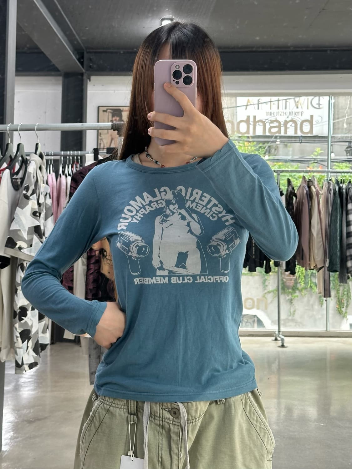 히스테릭글래머 프린팅 롱슬리브 긴팔티셔츠 상품이미지2
