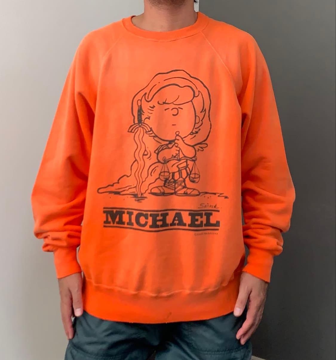 Saint Michael 세인트 미카엘 스누피 그래픽 크루넥 상품이미지7