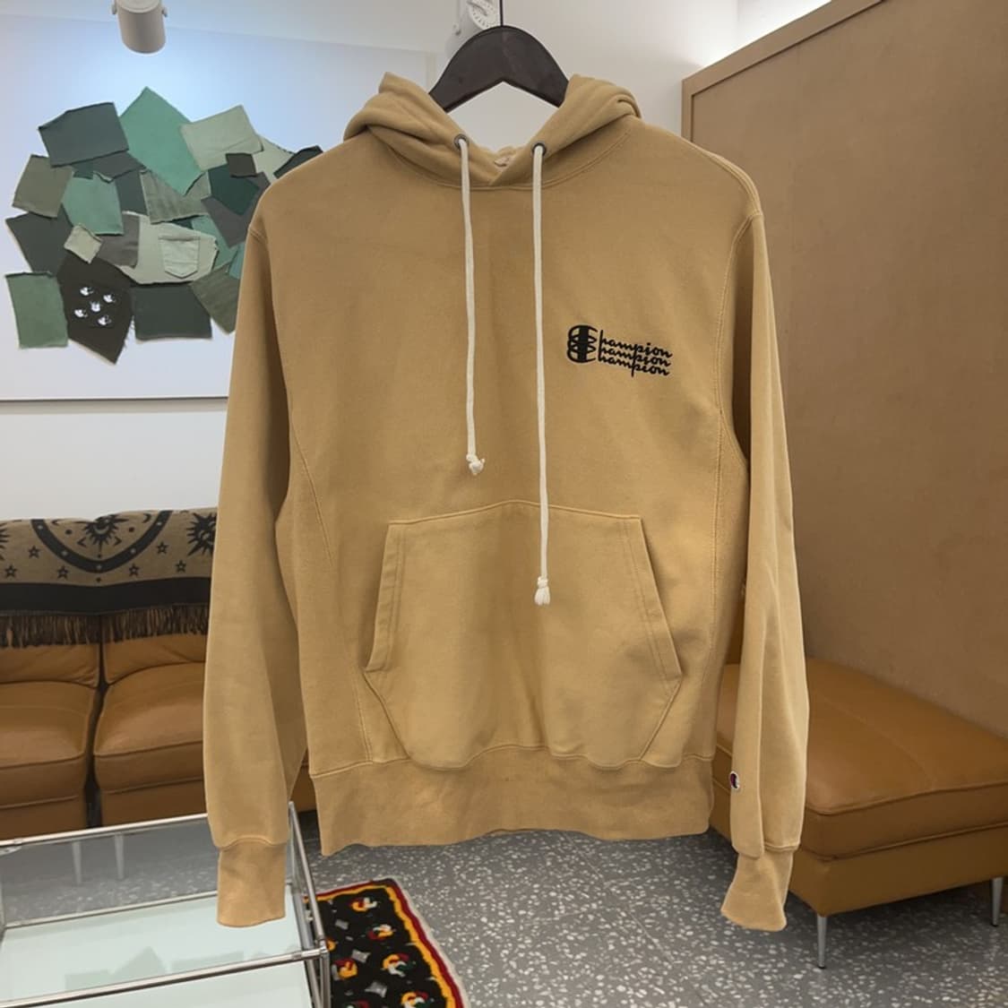 챔피온 아방핏 베이직 모던 약기모 후드티 S C06845 상품이미지3