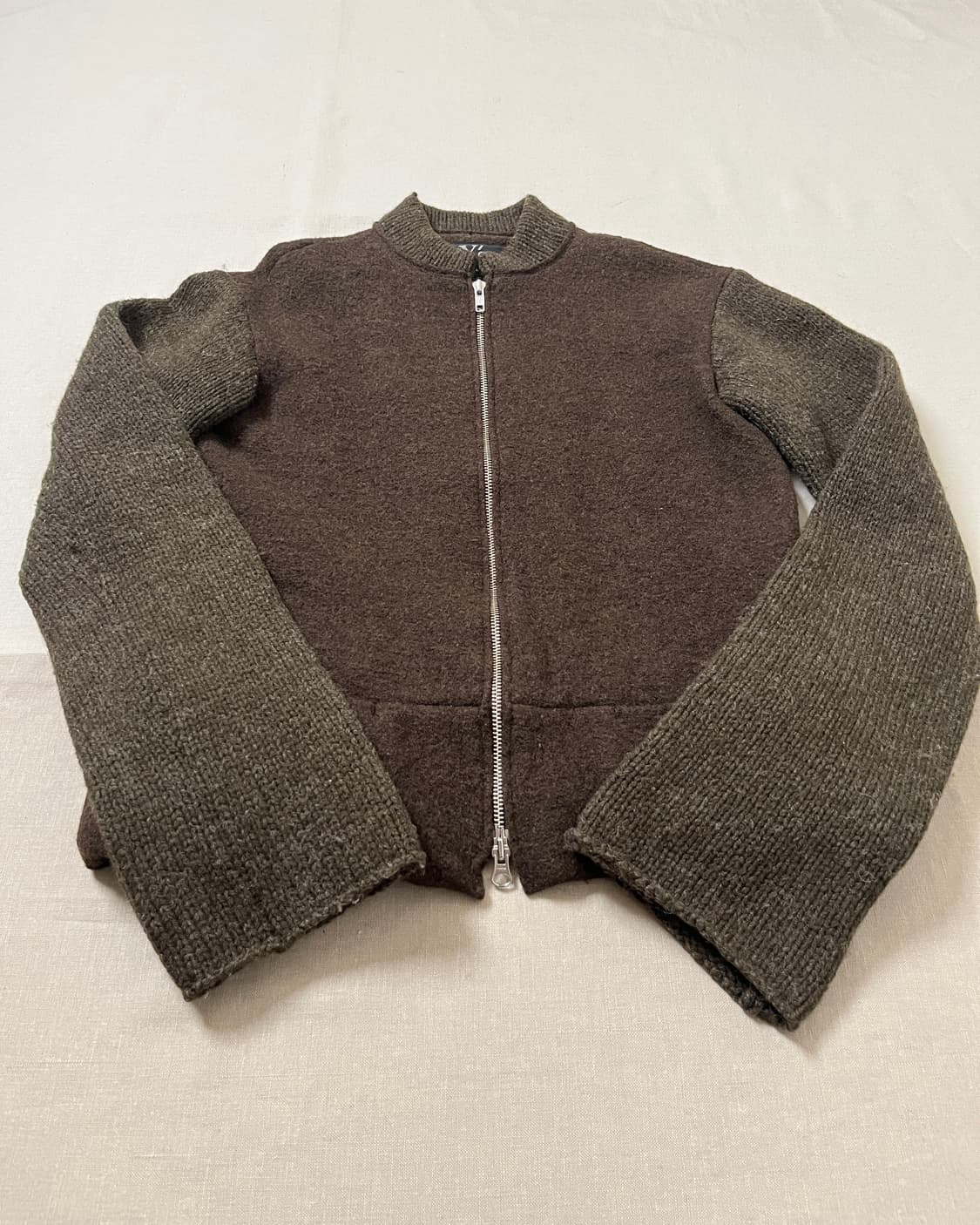 요지야마모토 니트 믹스 집업 자켓 Y’s yohji yamamoto 상품이미지7