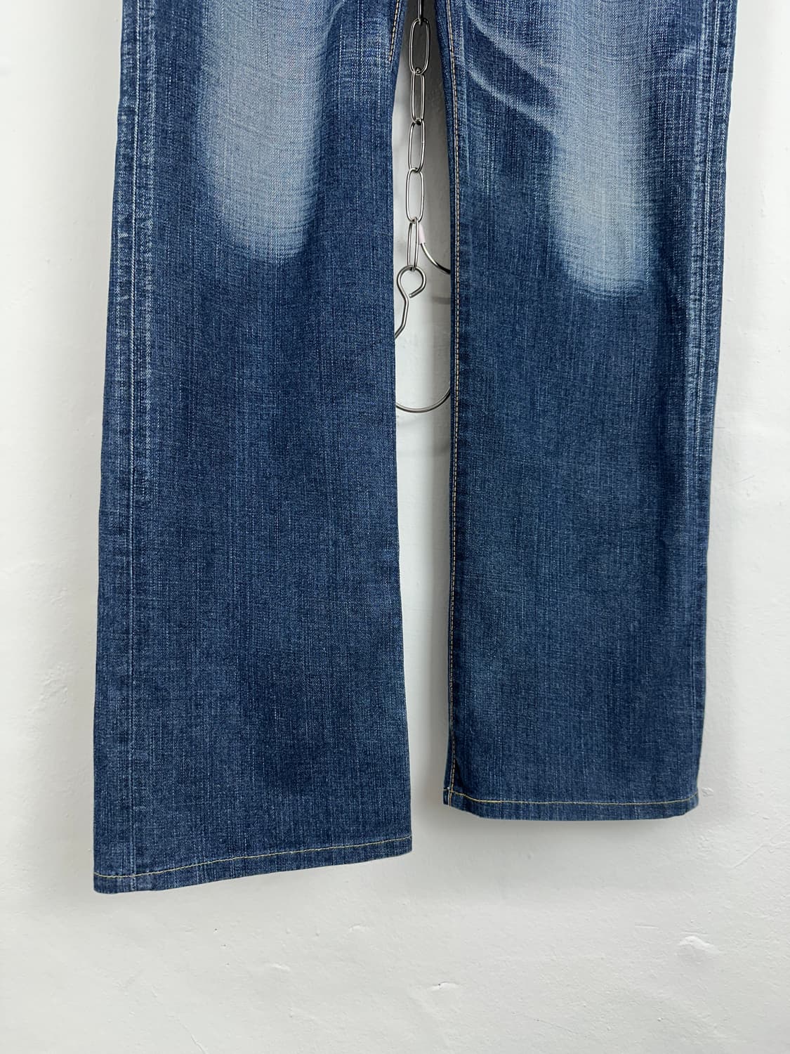 Edwin Blue Trip Leather Trim Back Pocket 상품이미지10