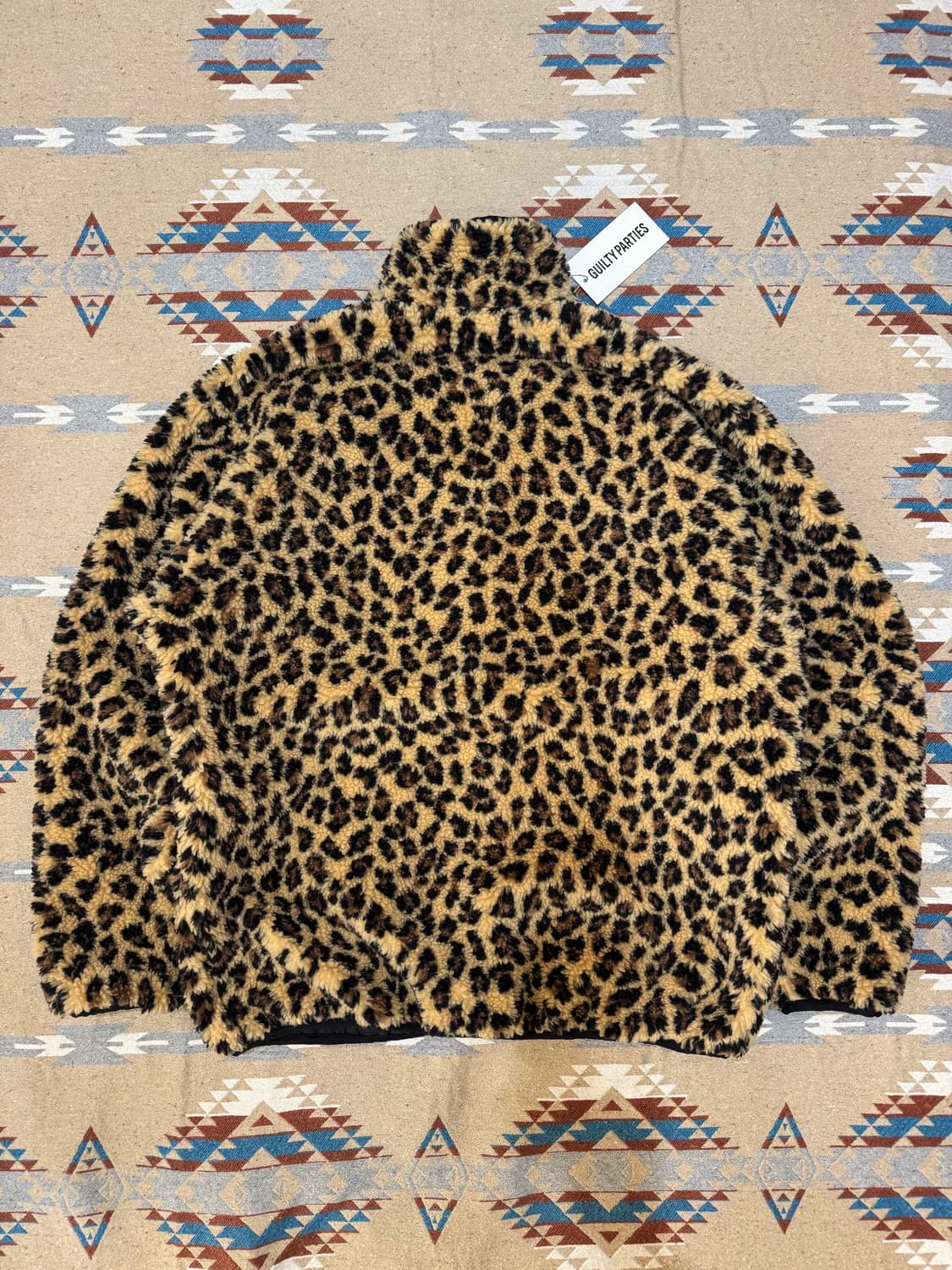 [M] 와코마리아 리버시블 레오파드 플리스 자켓  상품이미지2