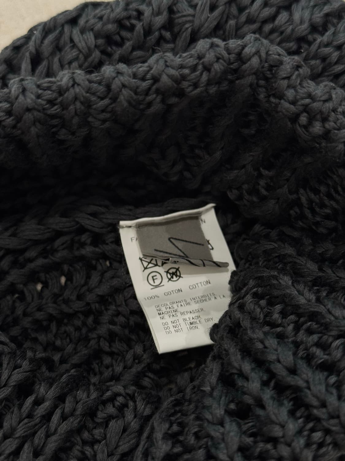 요지야마모토 뿌르옴므 코튼 비니 상품이미지4