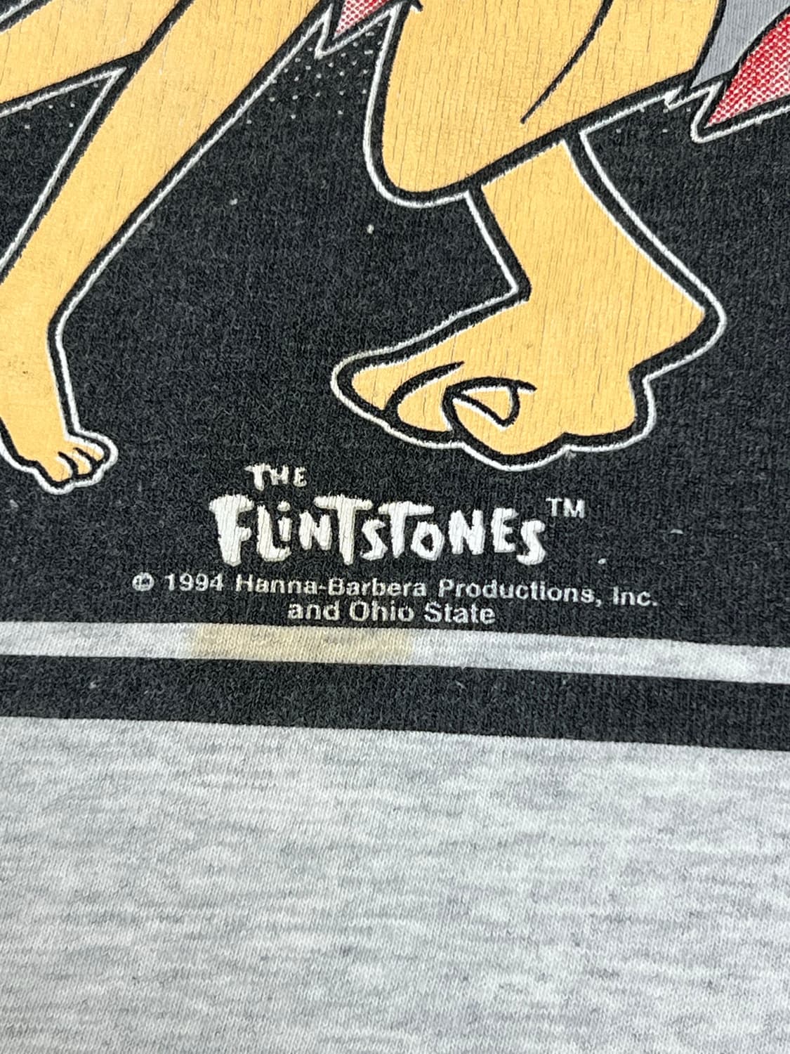 90s 고인돌가족 오하이오컬리지 빈티지티셔츠 XL사이즈 상품이미지3