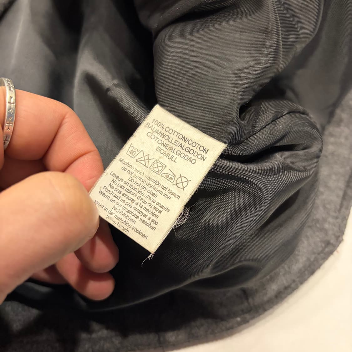 [L] 버버리 그레이 울 집업 블루종 자켓 C830 상품이미지8