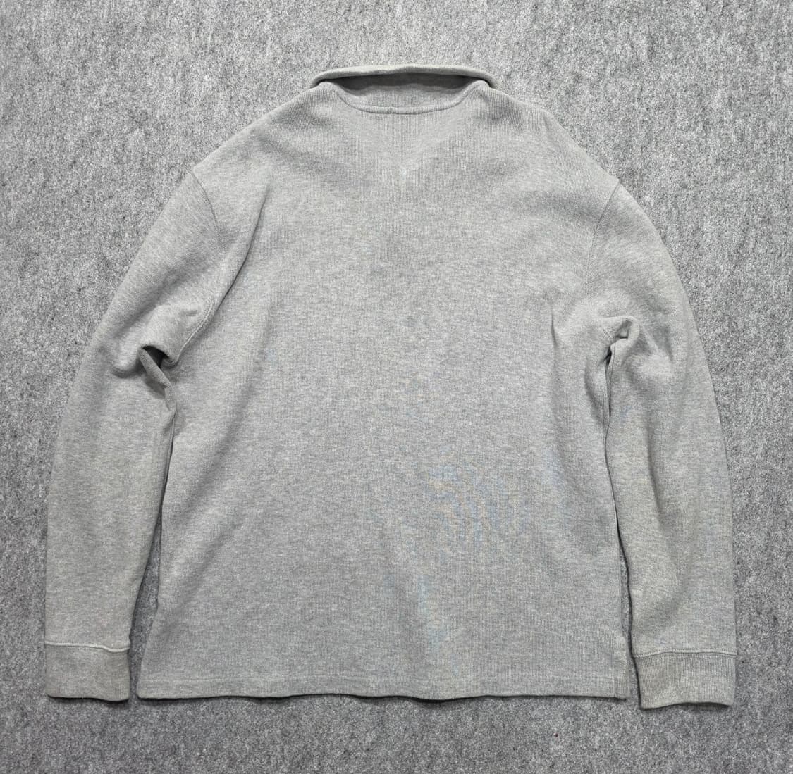 폴로 랄프로렌 코튼 반집업 하프집업 큐알택 그레이 M 상품이미지2