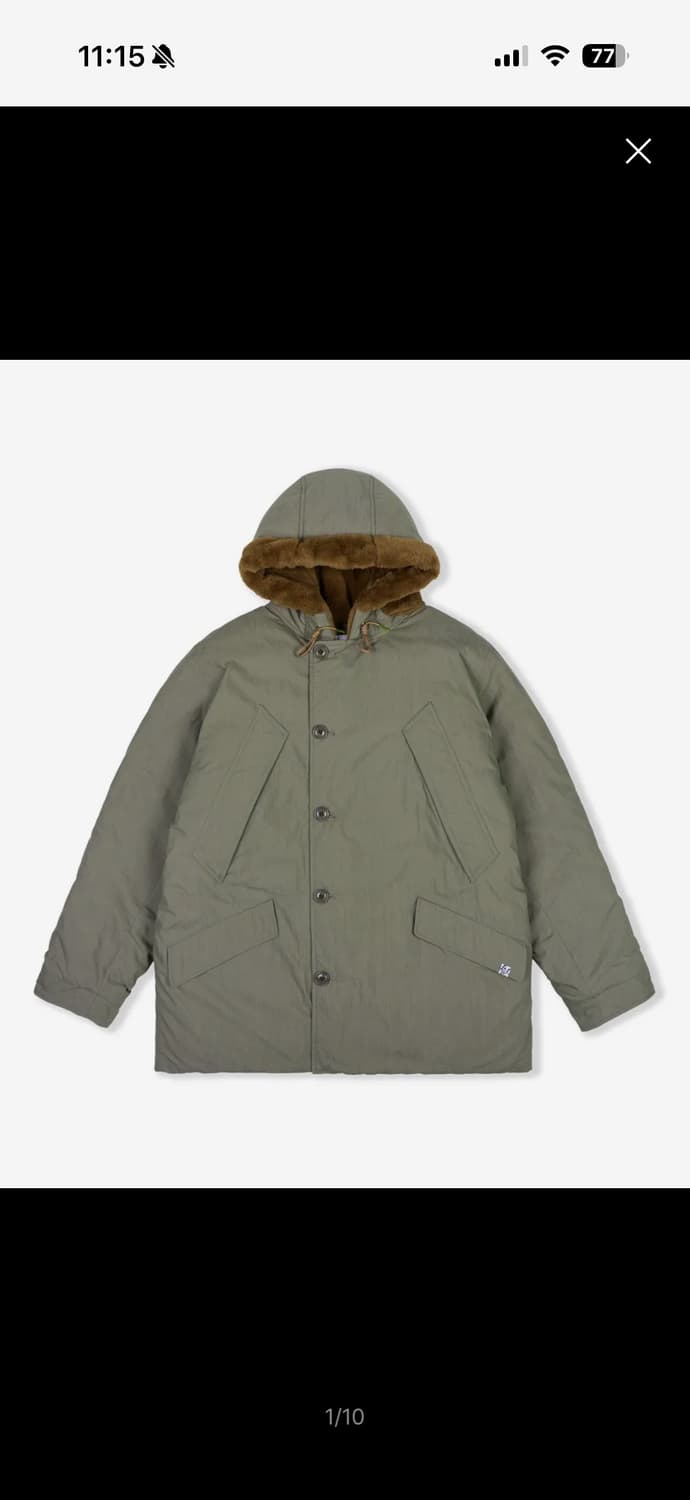 (구해요) 예스아이씨 가디언 다운 파카 세이지 그린 상품이미지1