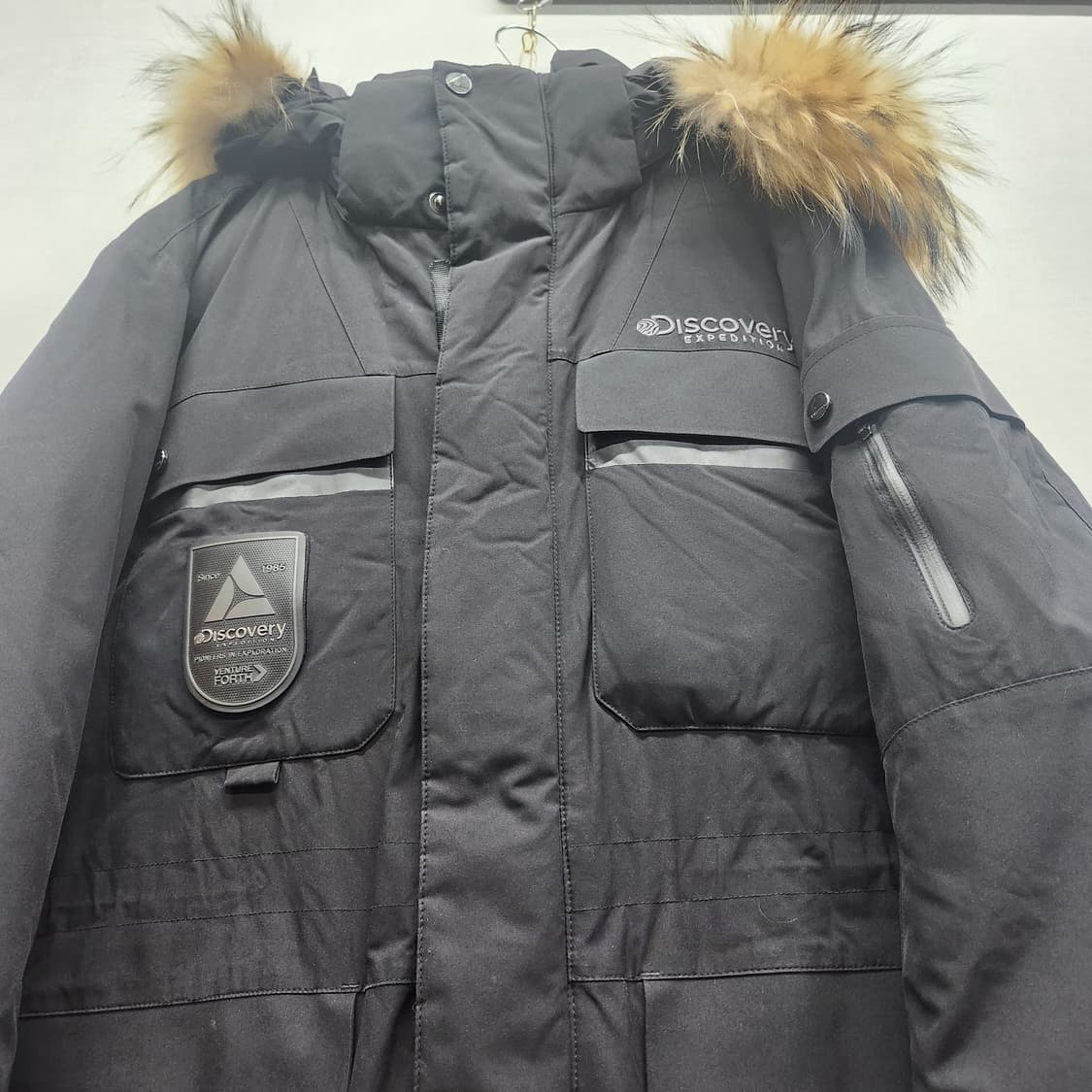 디스커버리 익스페디션 너구리털 구스다운 패딩 100(XL) 상품이미지2