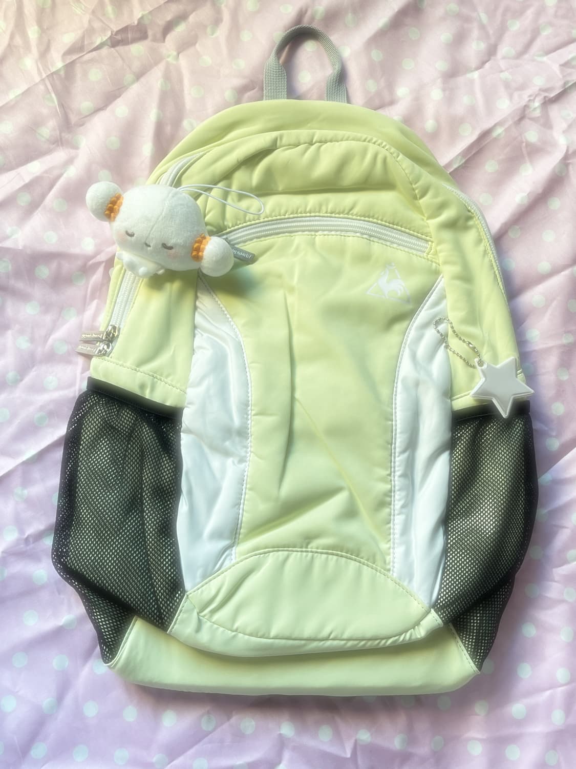 르꼬끄 레몬색 백팩 🍋 상품이미지3
