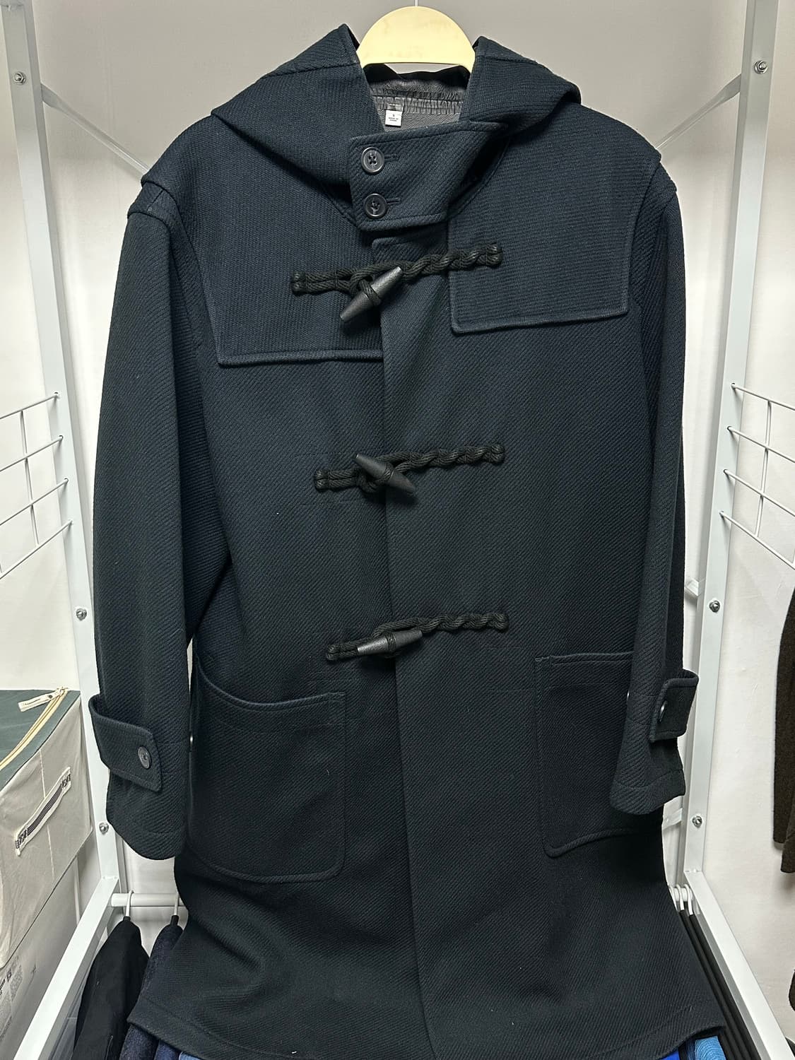 유니클로U 더플코트 네이비 176108115332 상품이미지1