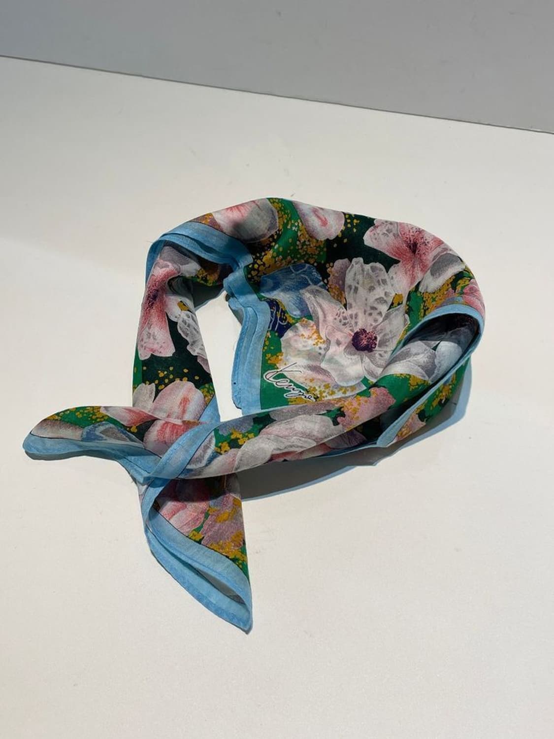 겐조 00s 재팬 플라워 패턴 쁘띠 손수건 A1463 상품이미지1