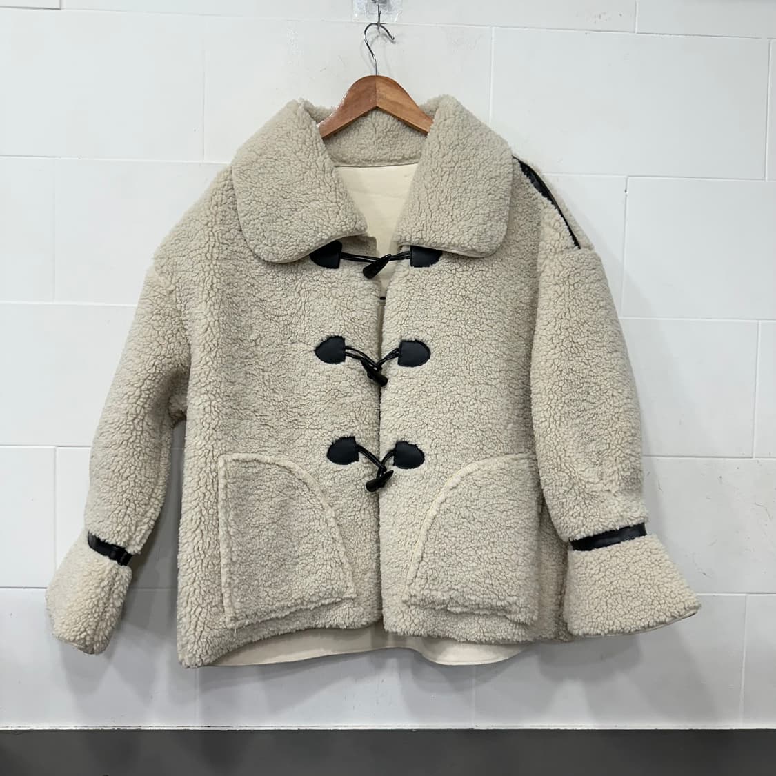 뽀글이 하프 떡볶이 코트 상품이미지1