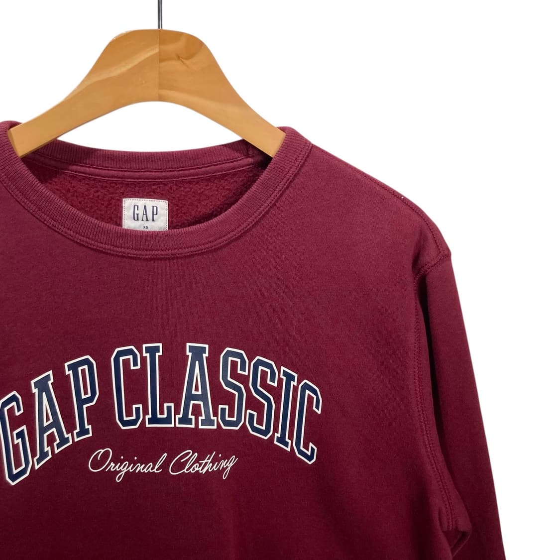 GAP 버건디 맨투맨 상품이미지3