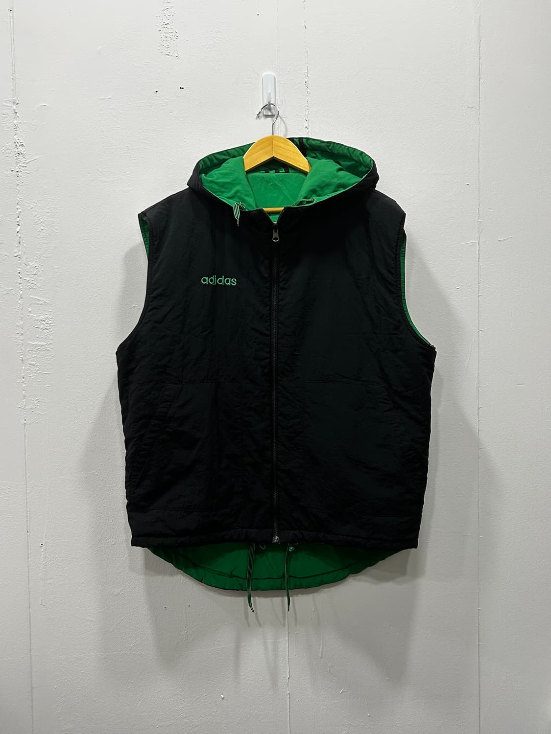 아디다스 올드스쿨 리버시블 후드 조끼 베스트 남성 110 상품이미지4