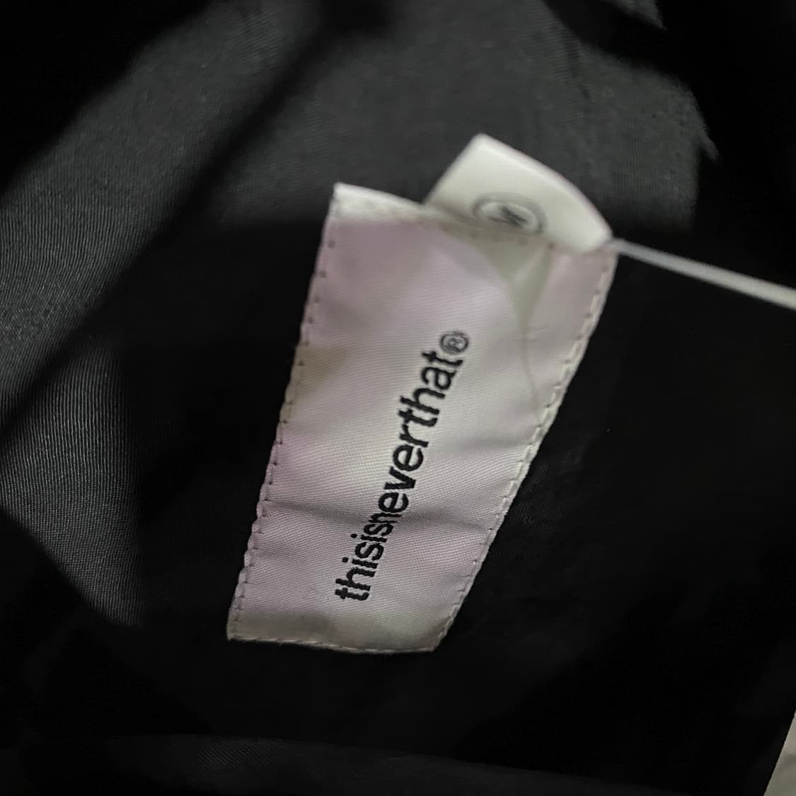 디스이즈네버댓 조깅 쇼츠 블랙 B4253 상품이미지3