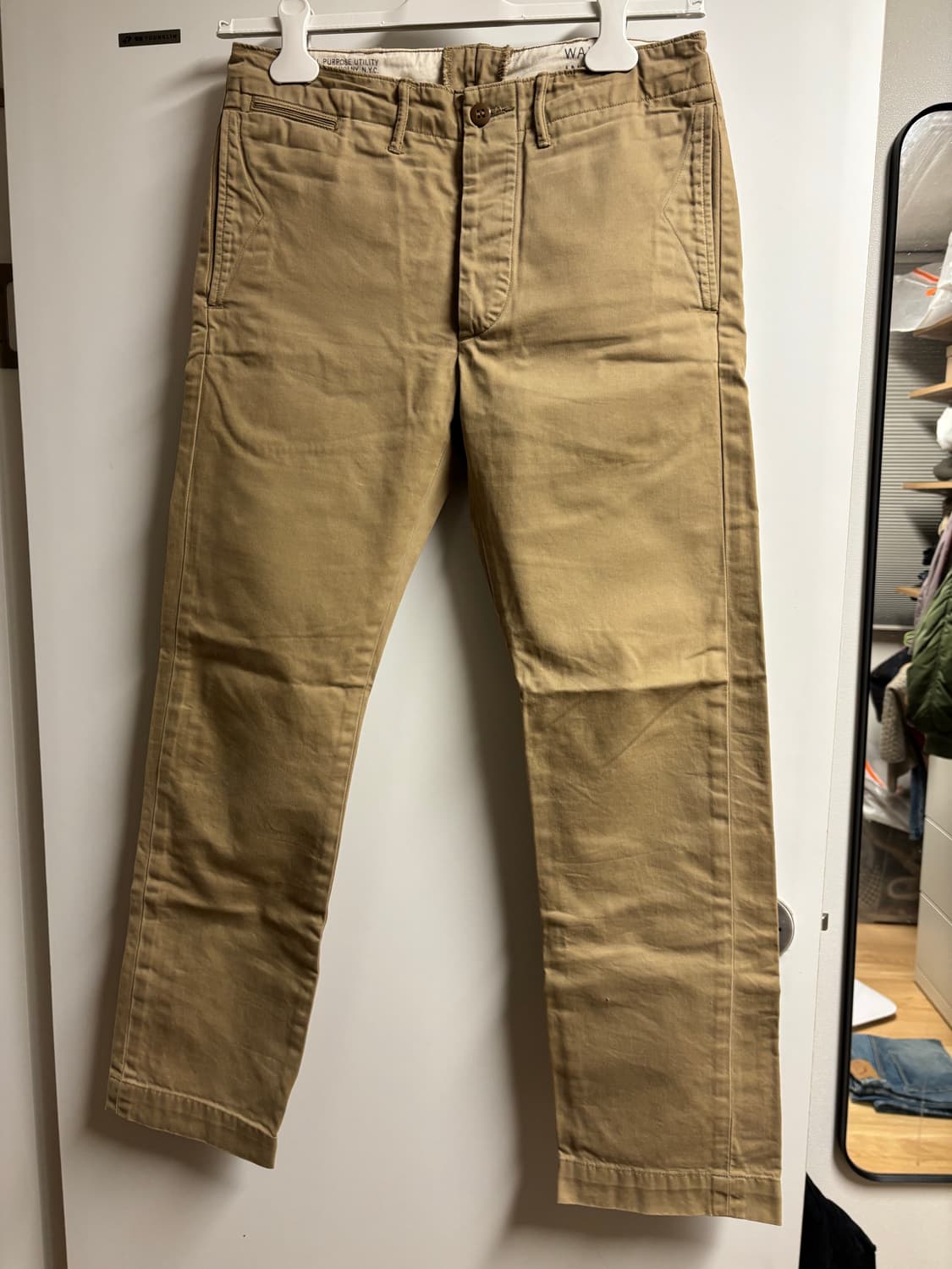 [30X30] RRL 오피서 치노 밀리터리카키 상품이미지1