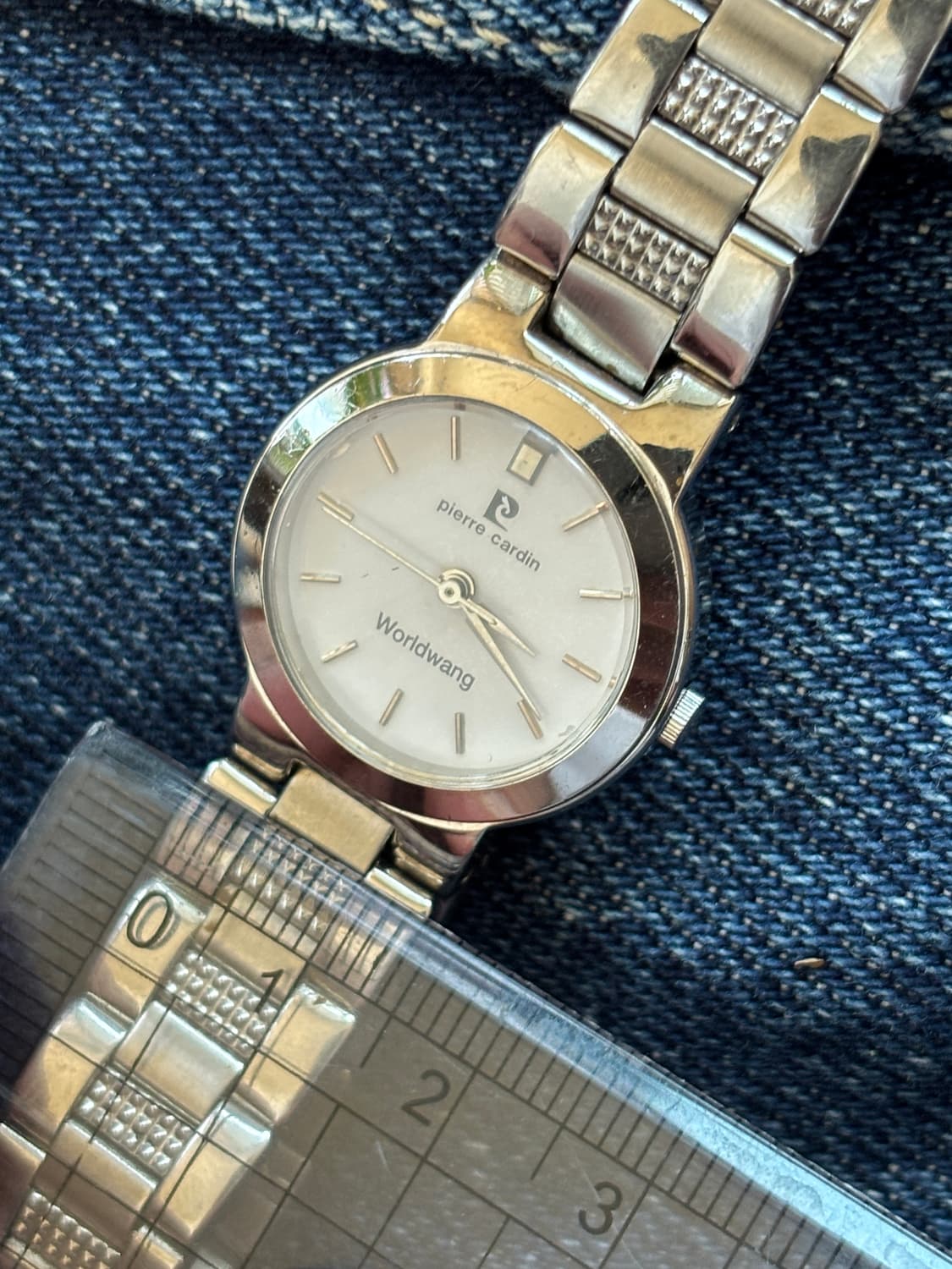 vintage pierre cardin slim metal watch 상품이미지5
