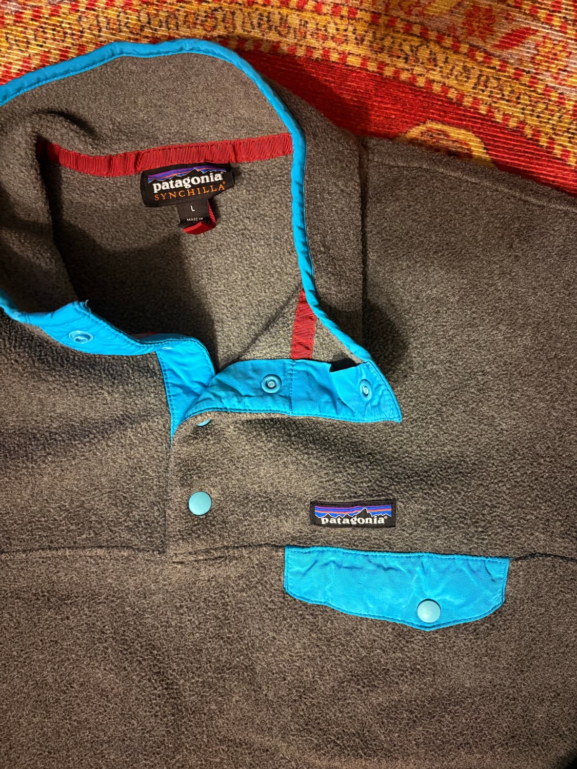 파타고니아 빈티지 신칠라 스냅 풀오버 상품이미지2