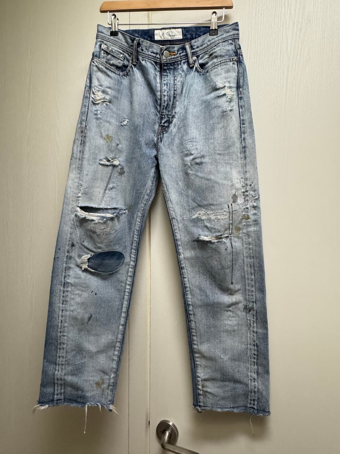 안셀름 wism 별주 테이퍼드 데님 상품이미지8