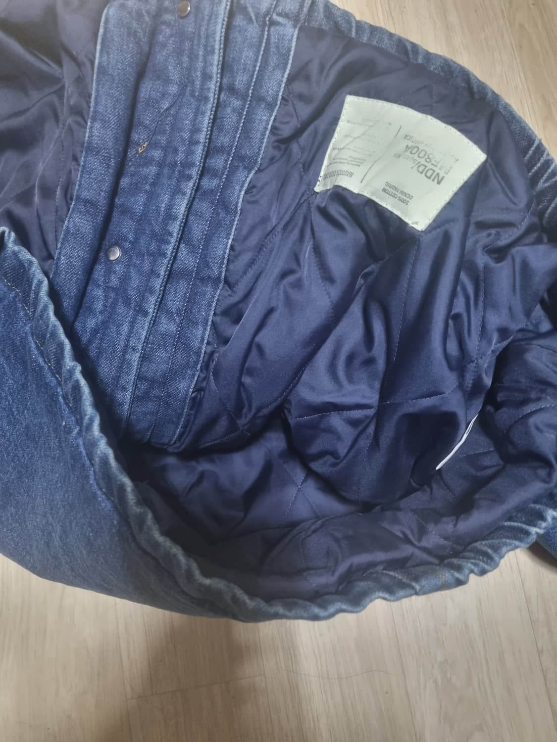 [XL] 노티카 데님 패디드  블루종  상품이미지4