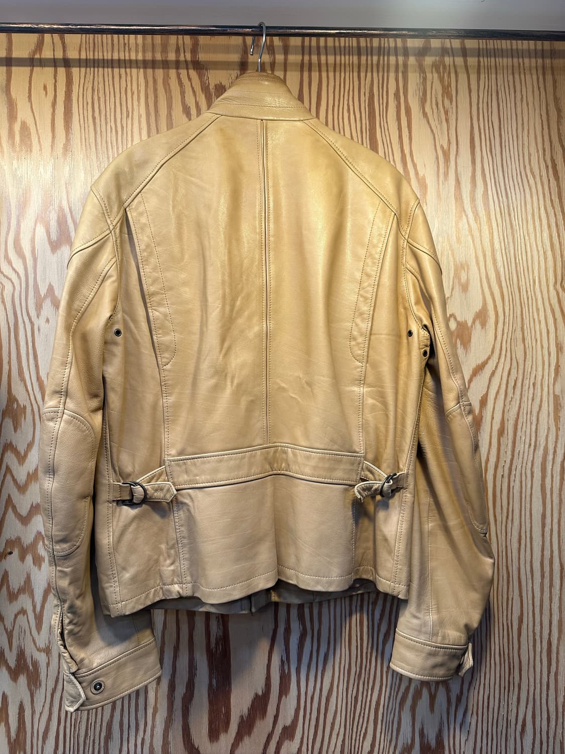 랄프로렌 퍼플라벨 베이지 가죽 자켓 상품이미지9