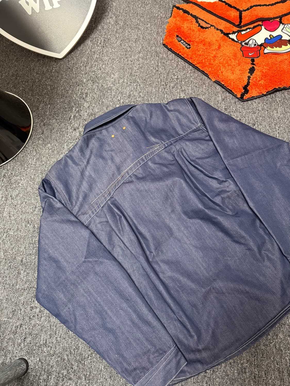 [XXL] 앤더슨벨 마시스트 어쉬매트릭 데님 셔츠 자켓 상품이미지5