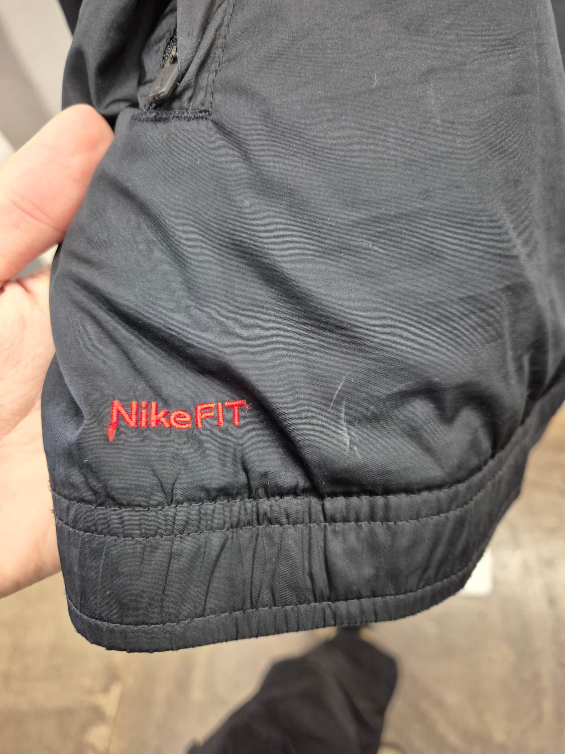 나이키 Fit Storm 바람막이 XL 블랙/레드 상품이미지5