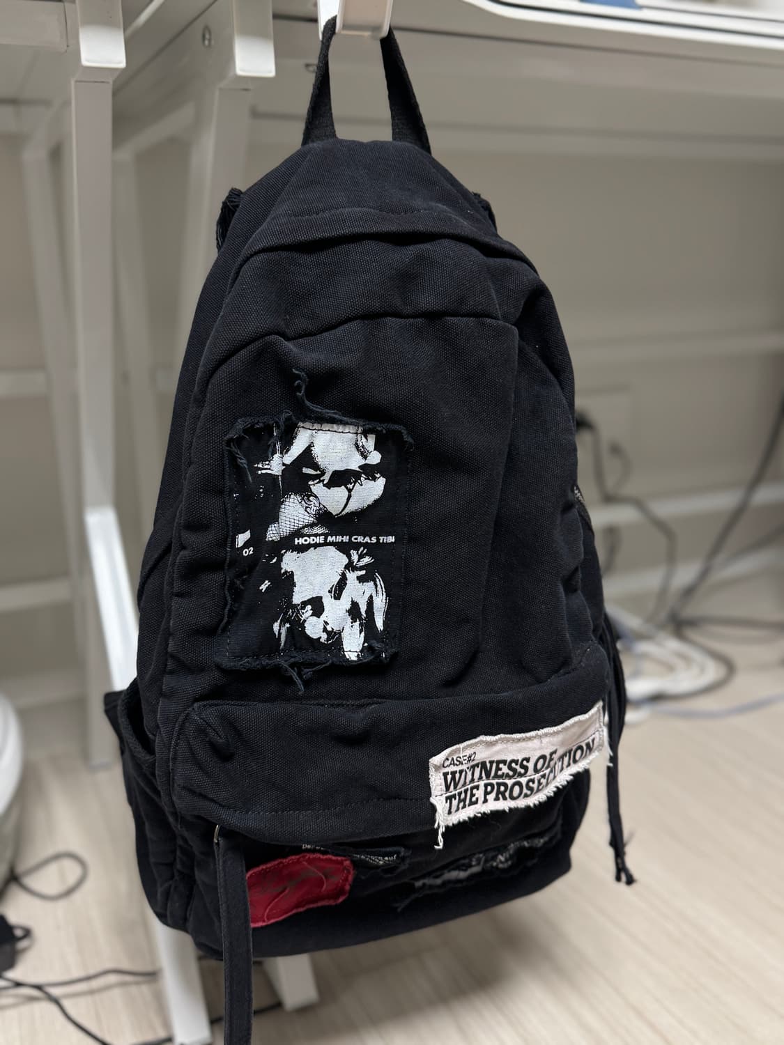 [OS] 선데이오프클럽 빈티지 패치 백팩 상품이미지2