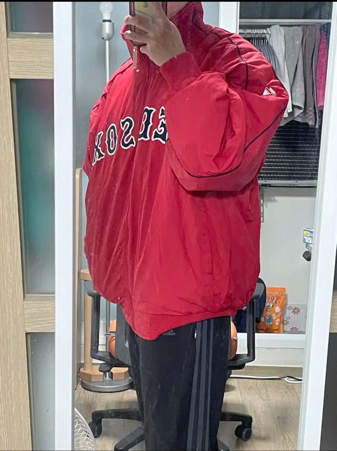 MLB 마제스틱 레드삭스 봄버 자켓 L 상품이미지2