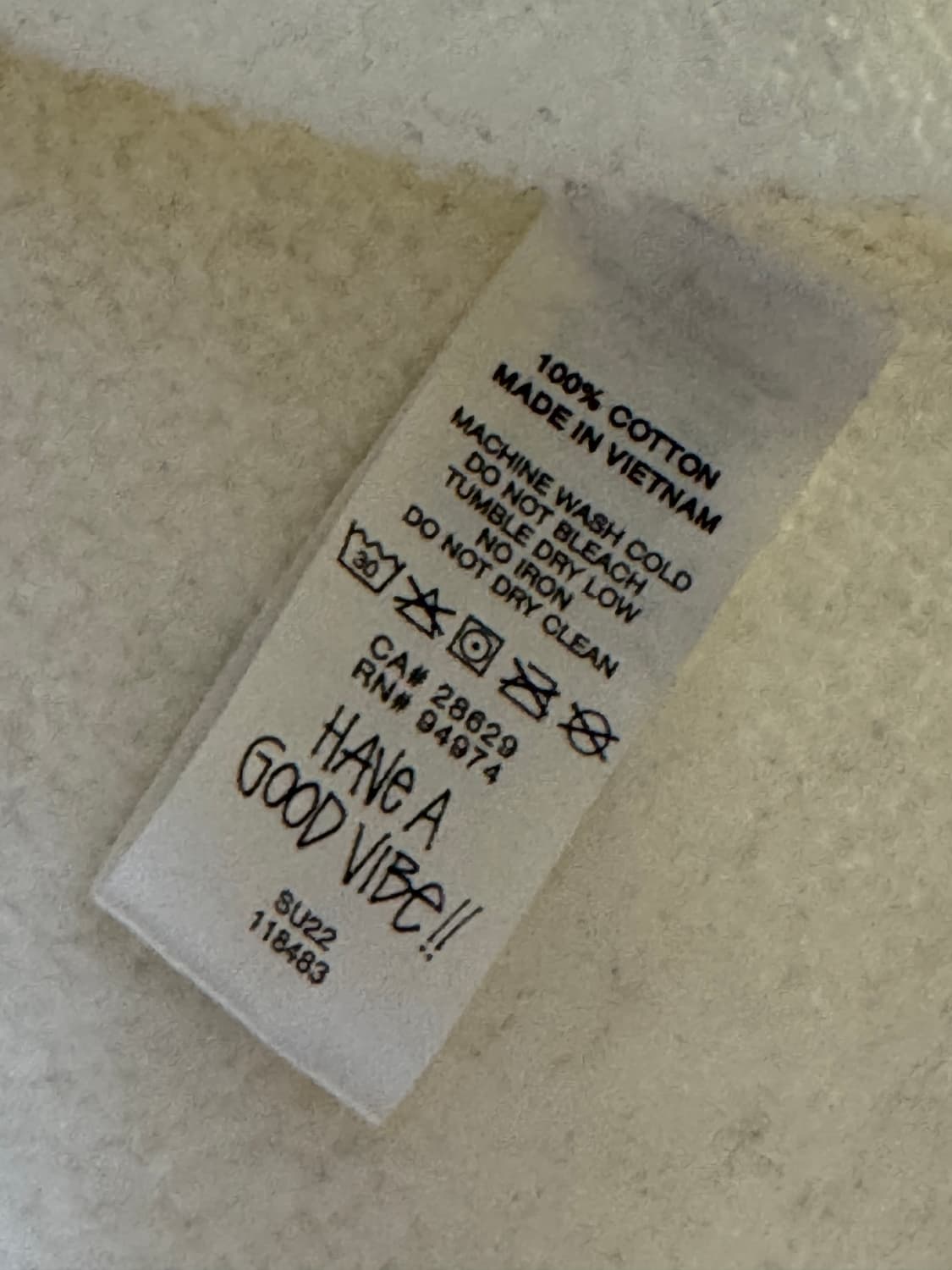 스투시 아이보리 플리스 베스트 M 상품이미지5