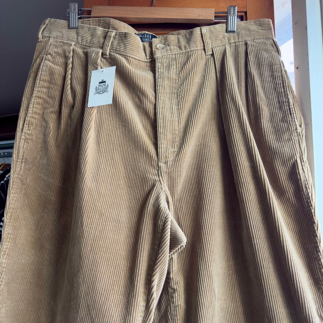 90s 폴로 랄프로렌 투턱 코듀로이 팬츠 W36 L32 상품이미지2