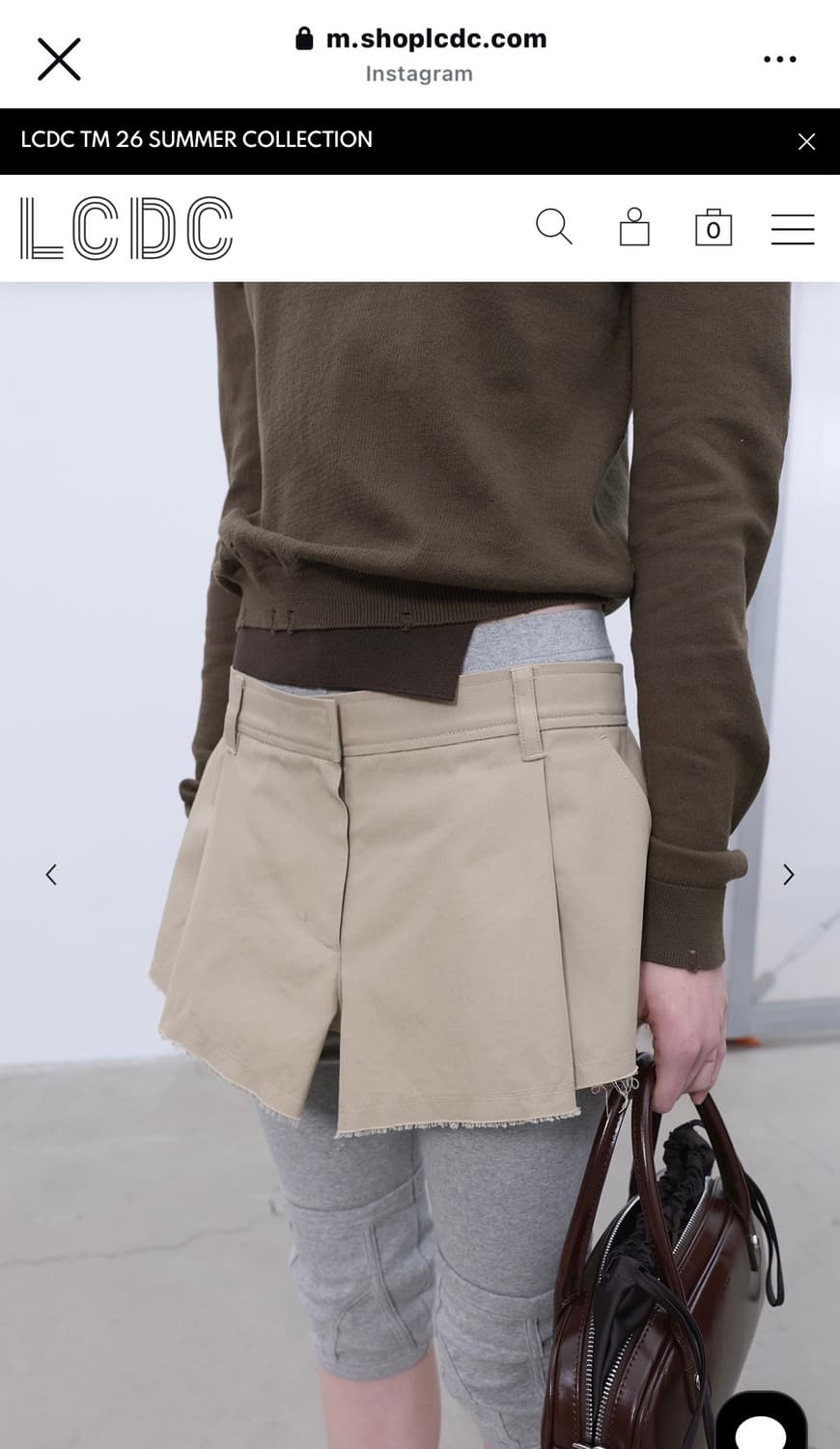 LCDC 레이어드 코튼 스커트 LAYERED COTTON SKIRT  상품이미지2