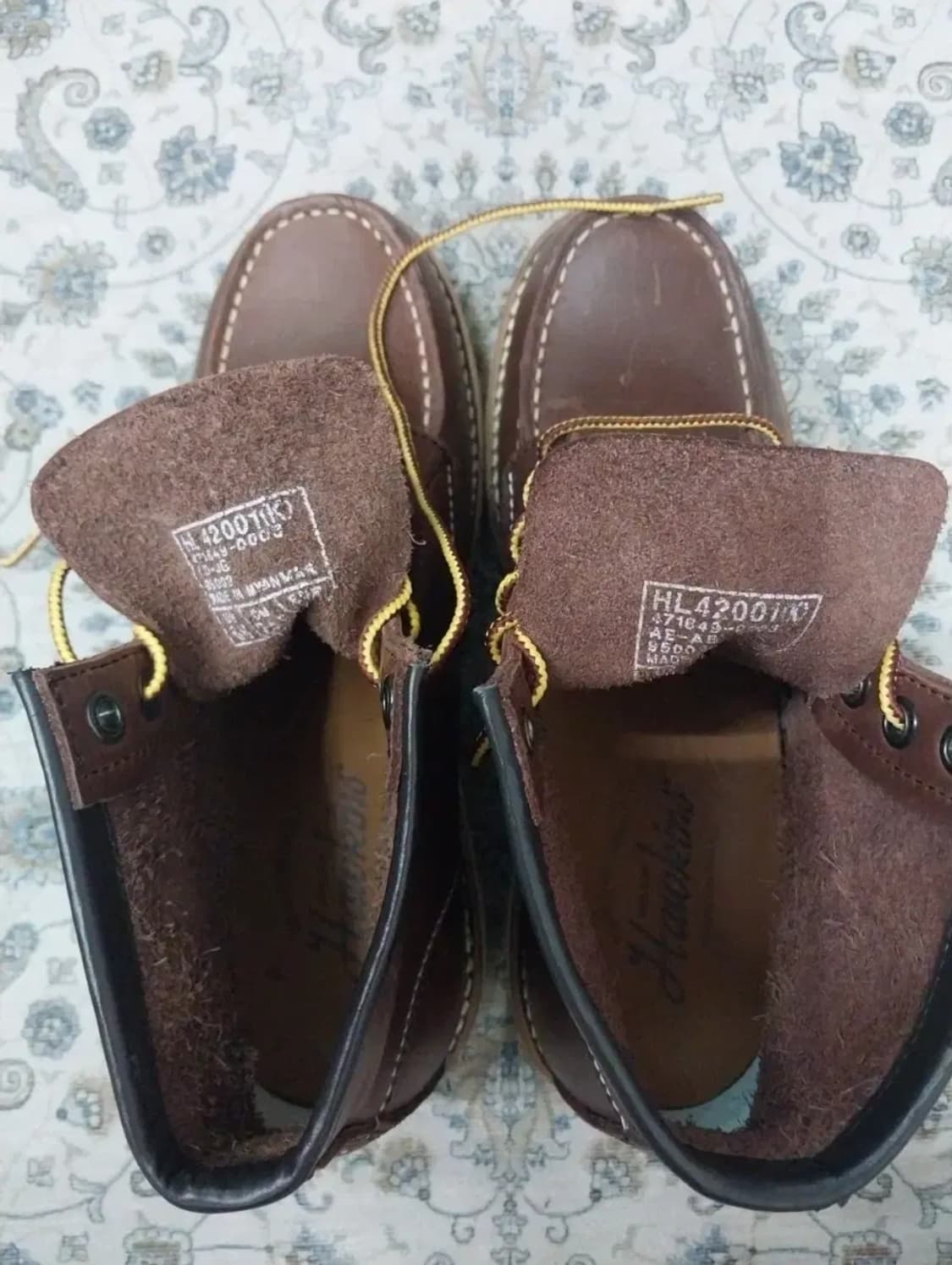 245-255)호킨스 스폰사 브라운 가죽 부츠 상품이미지7