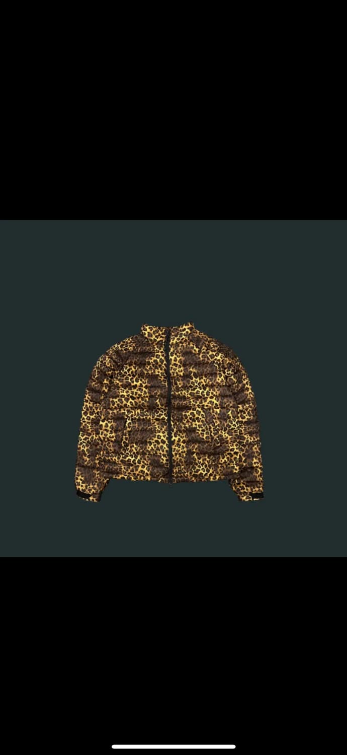 (1) 언더마이카 레오파드 경량 패딩 상품이미지1