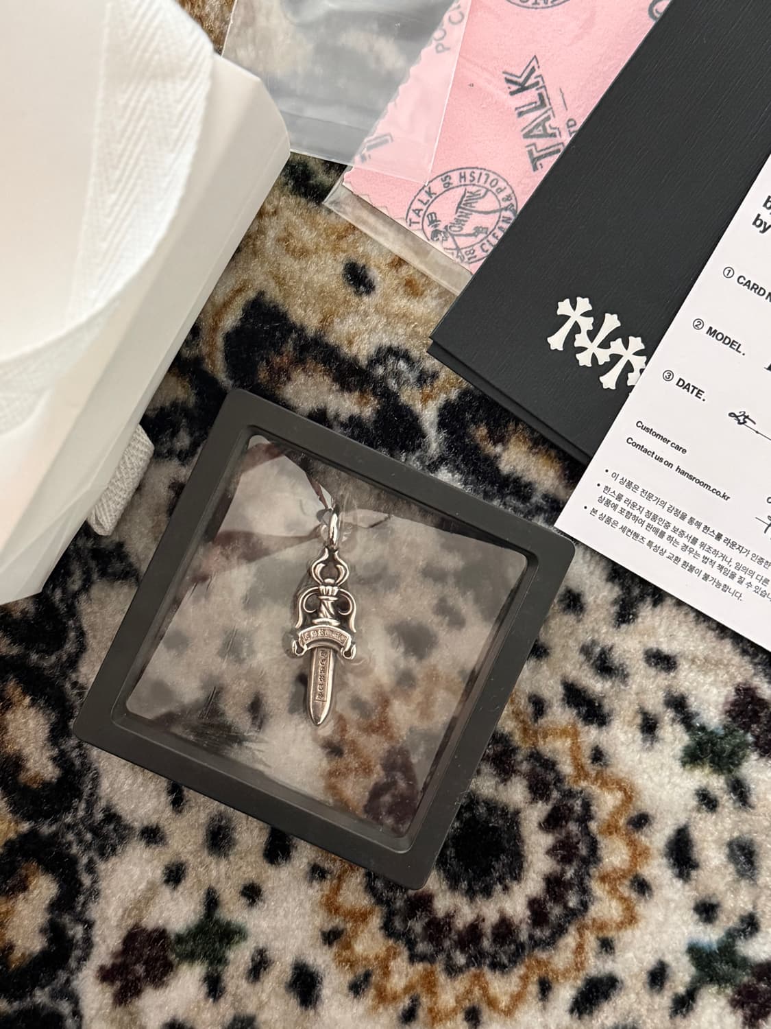 크롬하츠 더블 대거 펜던트 os 상품이미지2