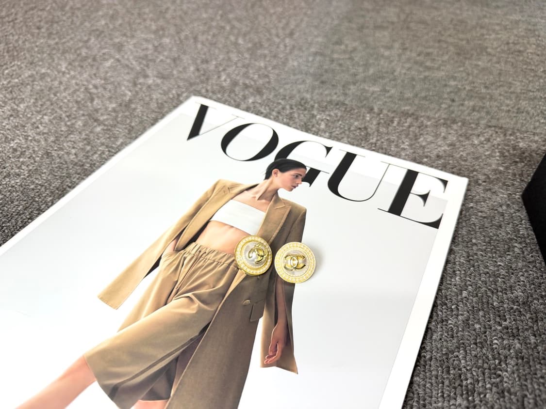 샤넬 진주 포인트 CC 이어링 상품이미지5