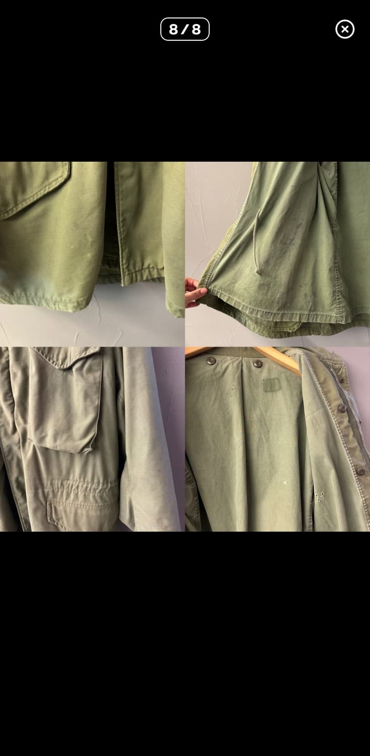 Us Army 미군 오리지널 m65 필드자켓 L-R 상품이미지7