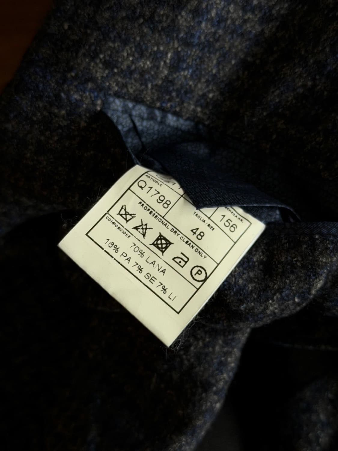 SANTANIELLO 테일러드 자켓 100 상품이미지5